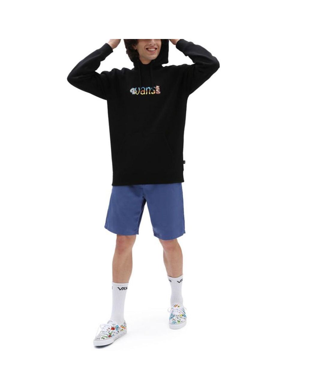 Vans Black X Crayola Fleece Pullover Hoodie for men