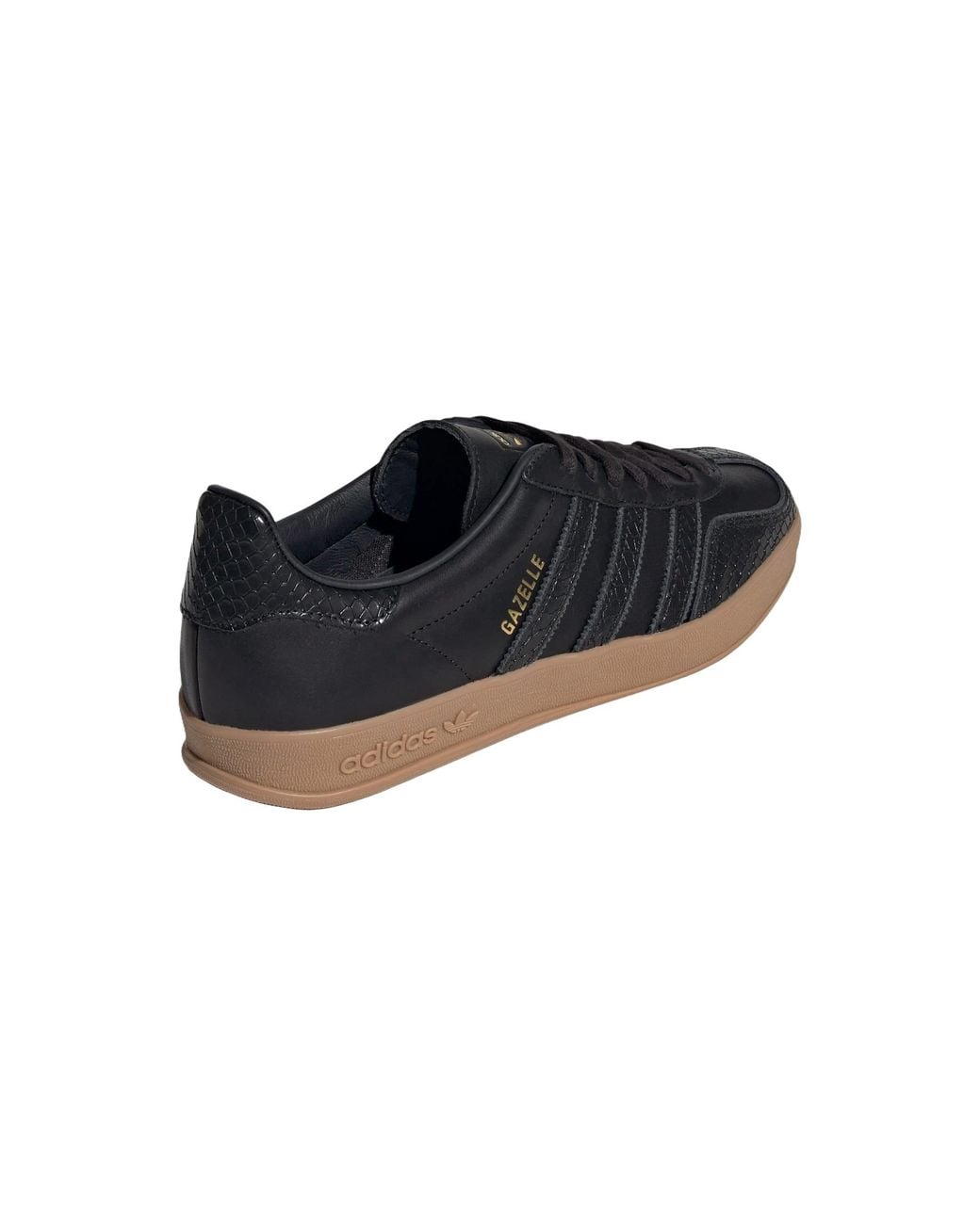 Adidas Black Gazelle Indoor 'Core Snakeskin' for men