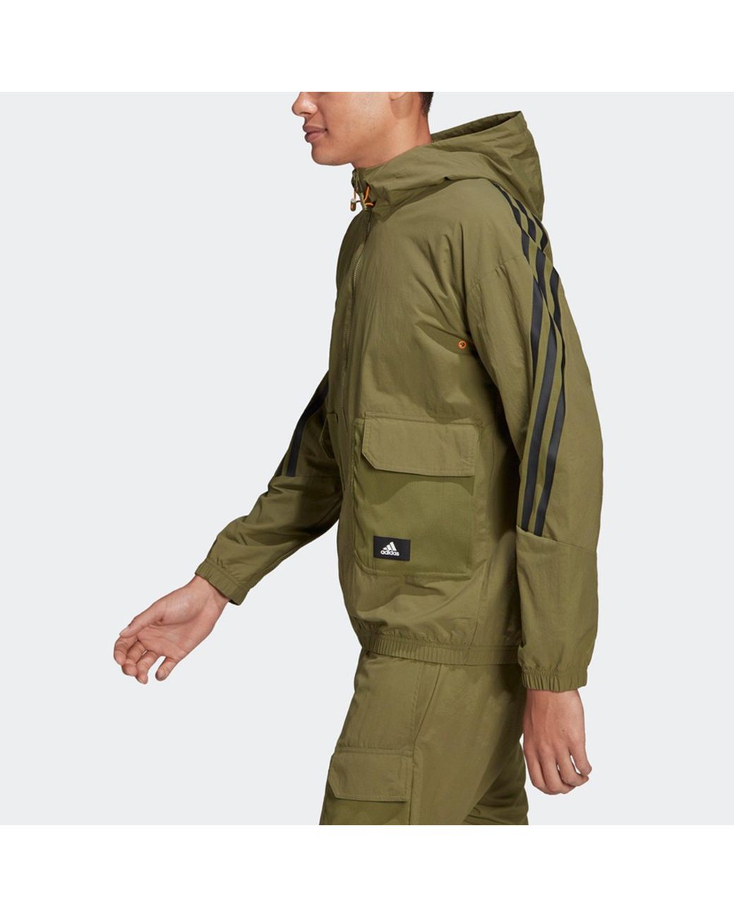 Adidas Green Future Icons Woven Jacket for men