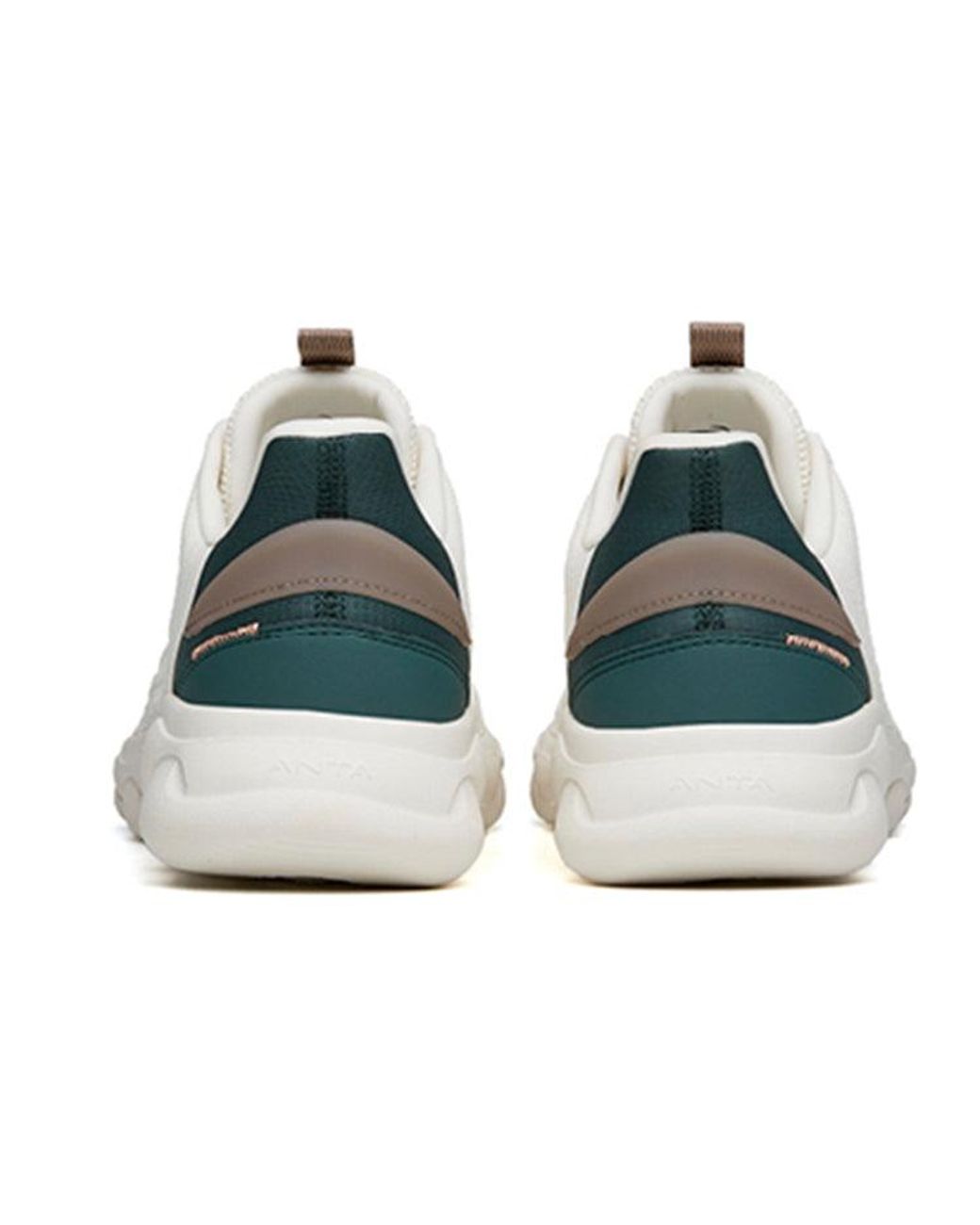 Anta White Running Series Sneakers Tan' for men