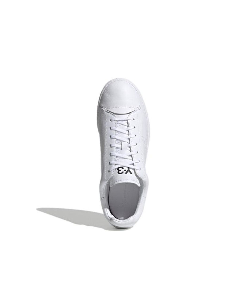 Adidas White Y-3 Yohji Court Shoes for men