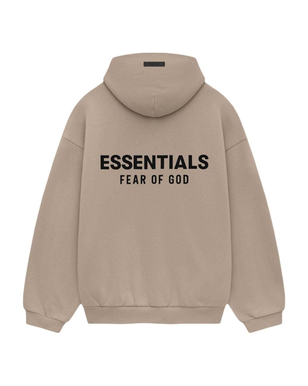 Fear Of God Gray Fleece Hoodie Ii 'Desert Sand' for men
