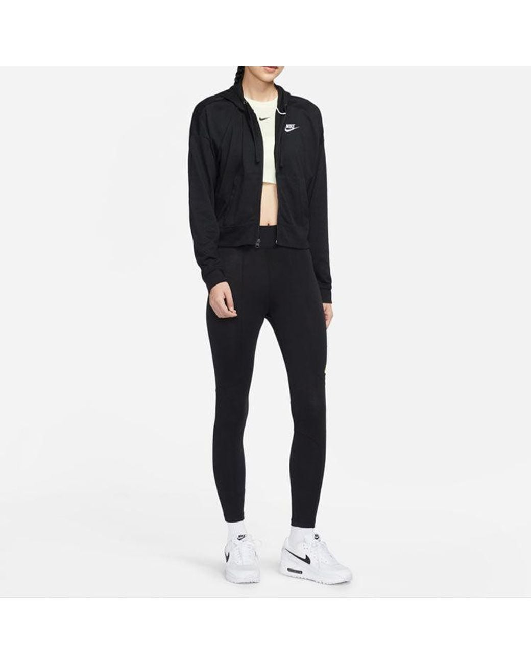 Nike Black (Wmns) Sportswear Logo Hoodie