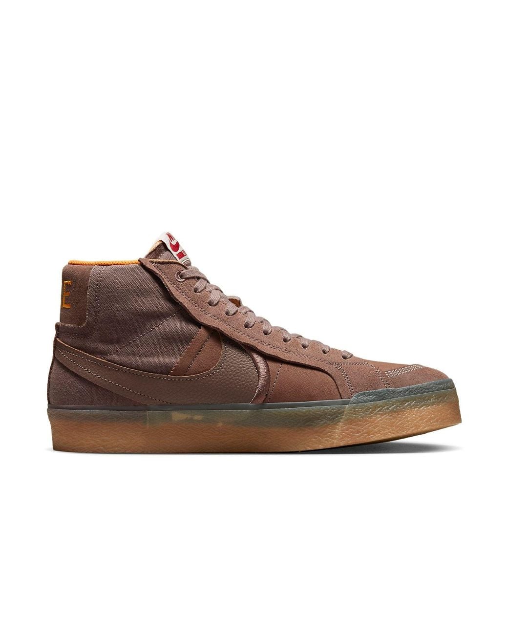 Nike Brown Zoom Blazer Mid Premium Plus Sb 'Plum Eclipse Gum' for men