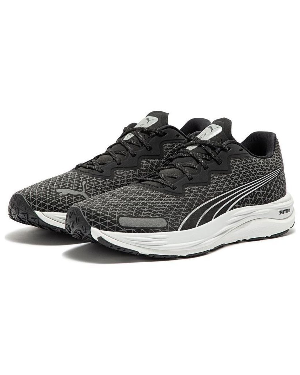 PUMA Black Velocity Nitro 2 Wtr Running Shoes for men