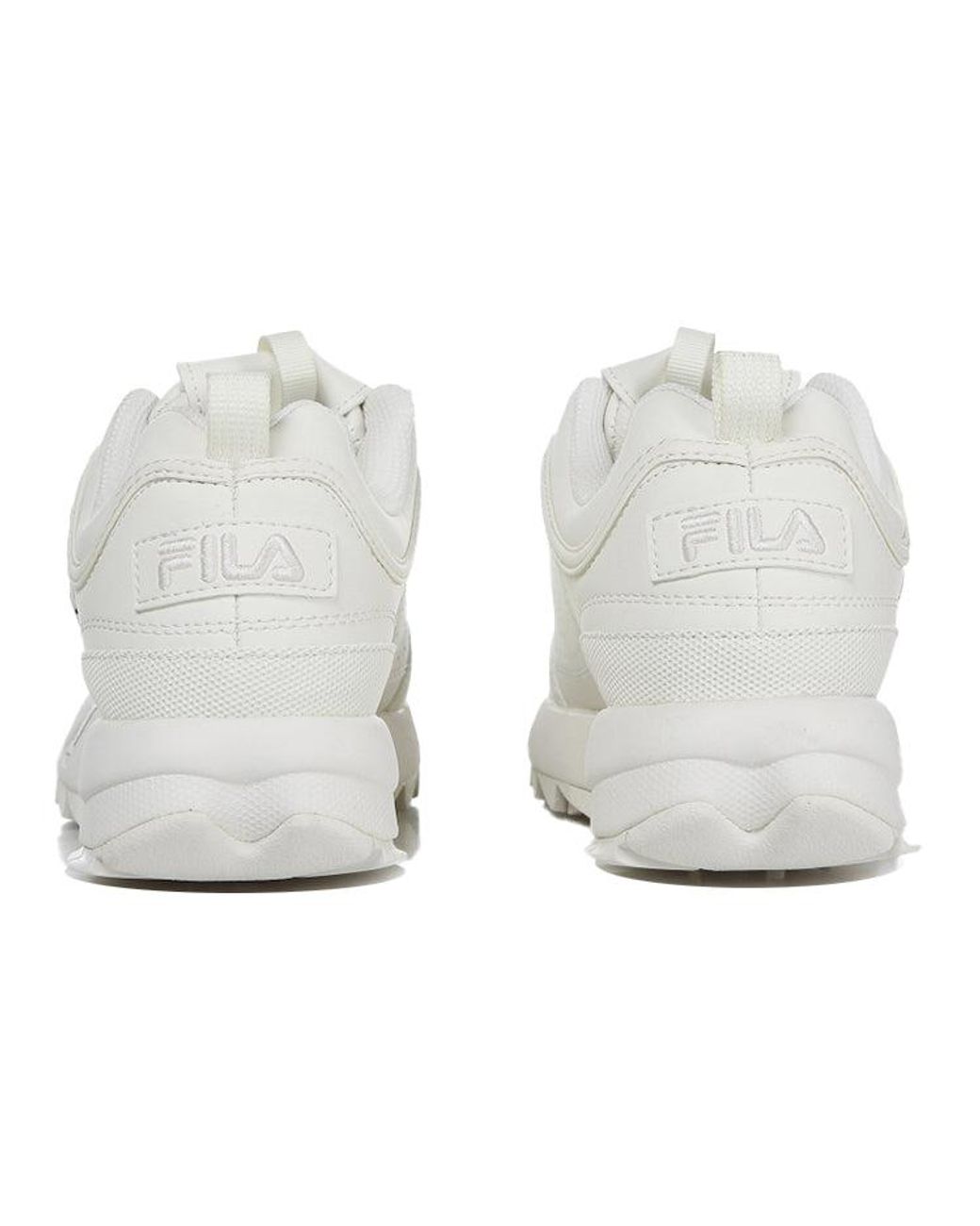 Fila White Disruptor 2 Low Top Clunky Shoes
