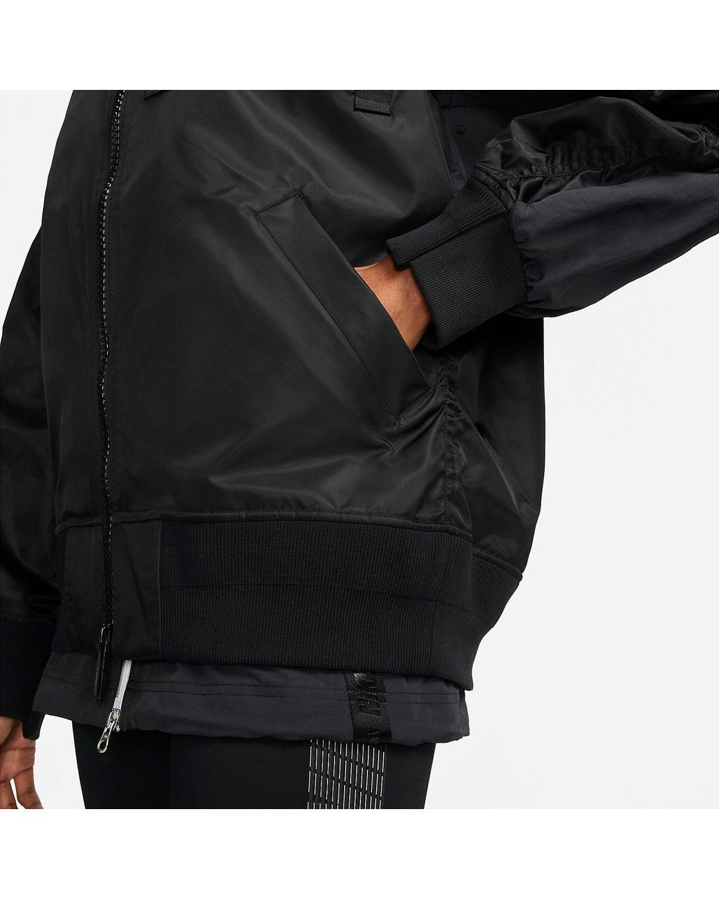 Nike Black (Wmns) X Sacai Layered Bomber Jacket