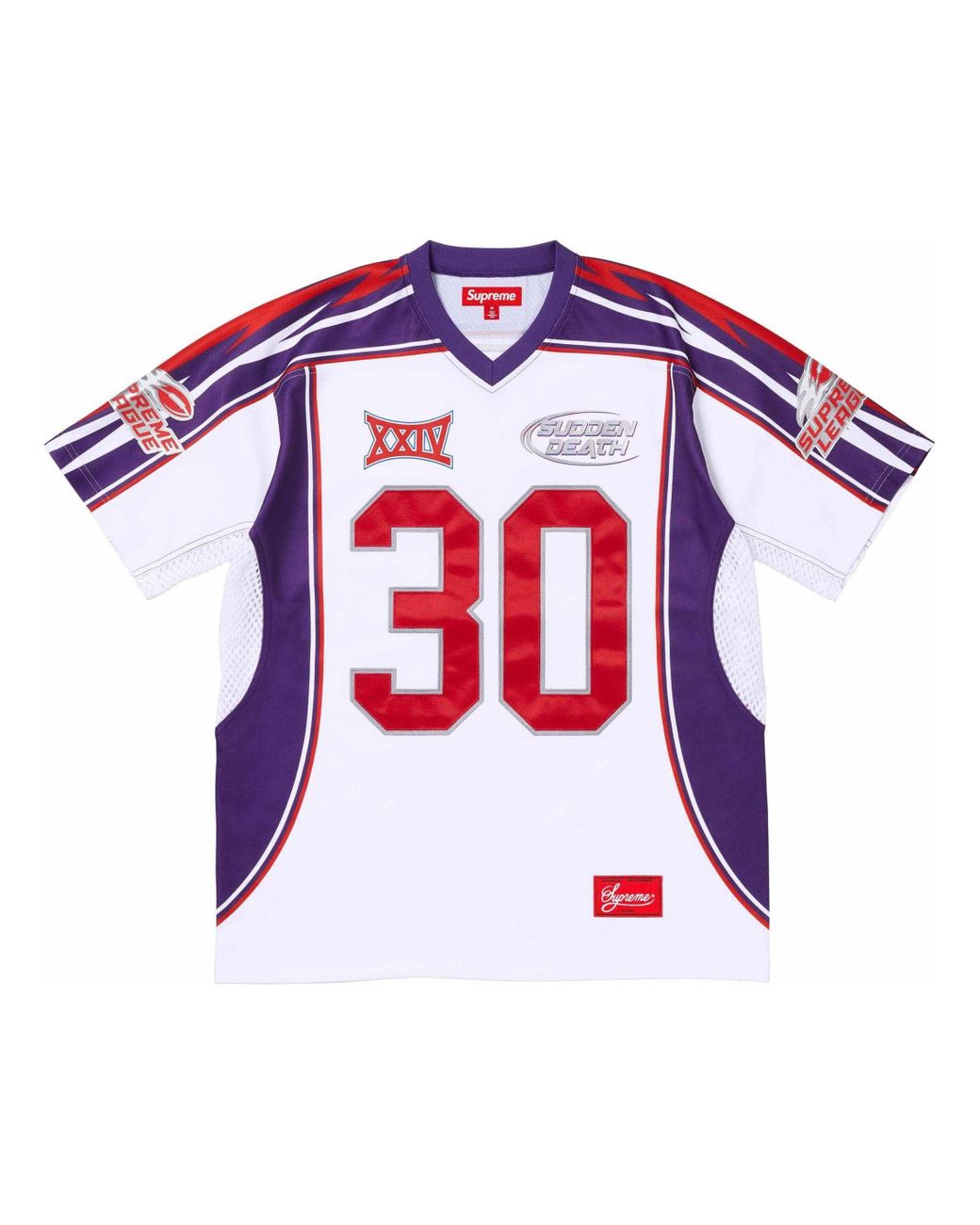 シャツ Supreme Sudden Death Football Jersey Supreme Sudden Death Football Jersey White – Relace