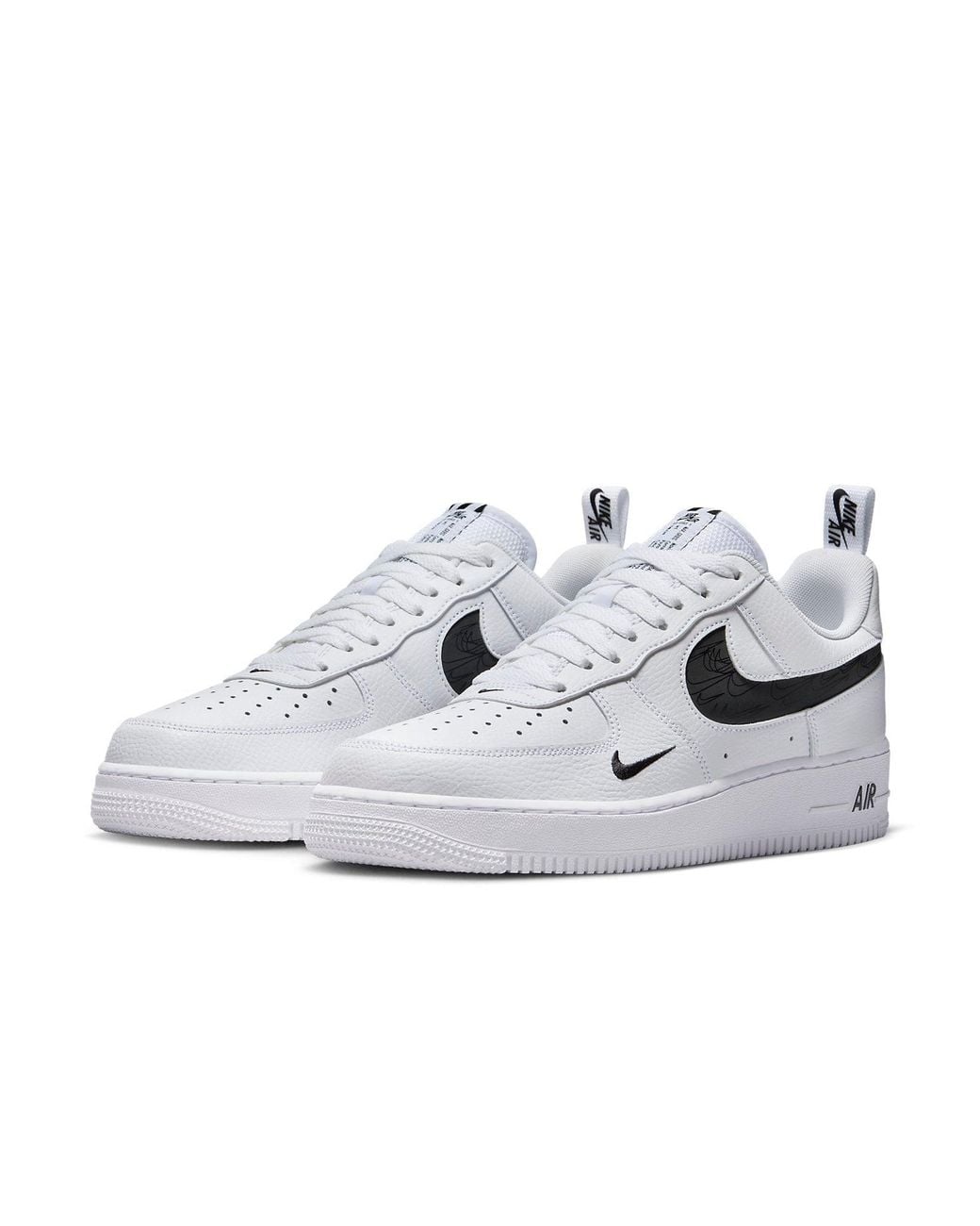 Nike White Air Force 1 Low 'Multi-Etch Swoosh' for men