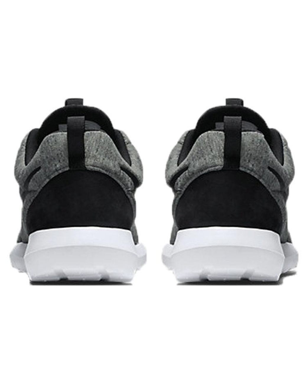 Nike Black Roshe Run 'Fleece' for men