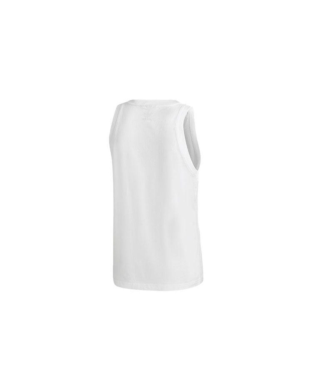 Adidas White Originals Embroidered Logo Retro Sports Vest for men