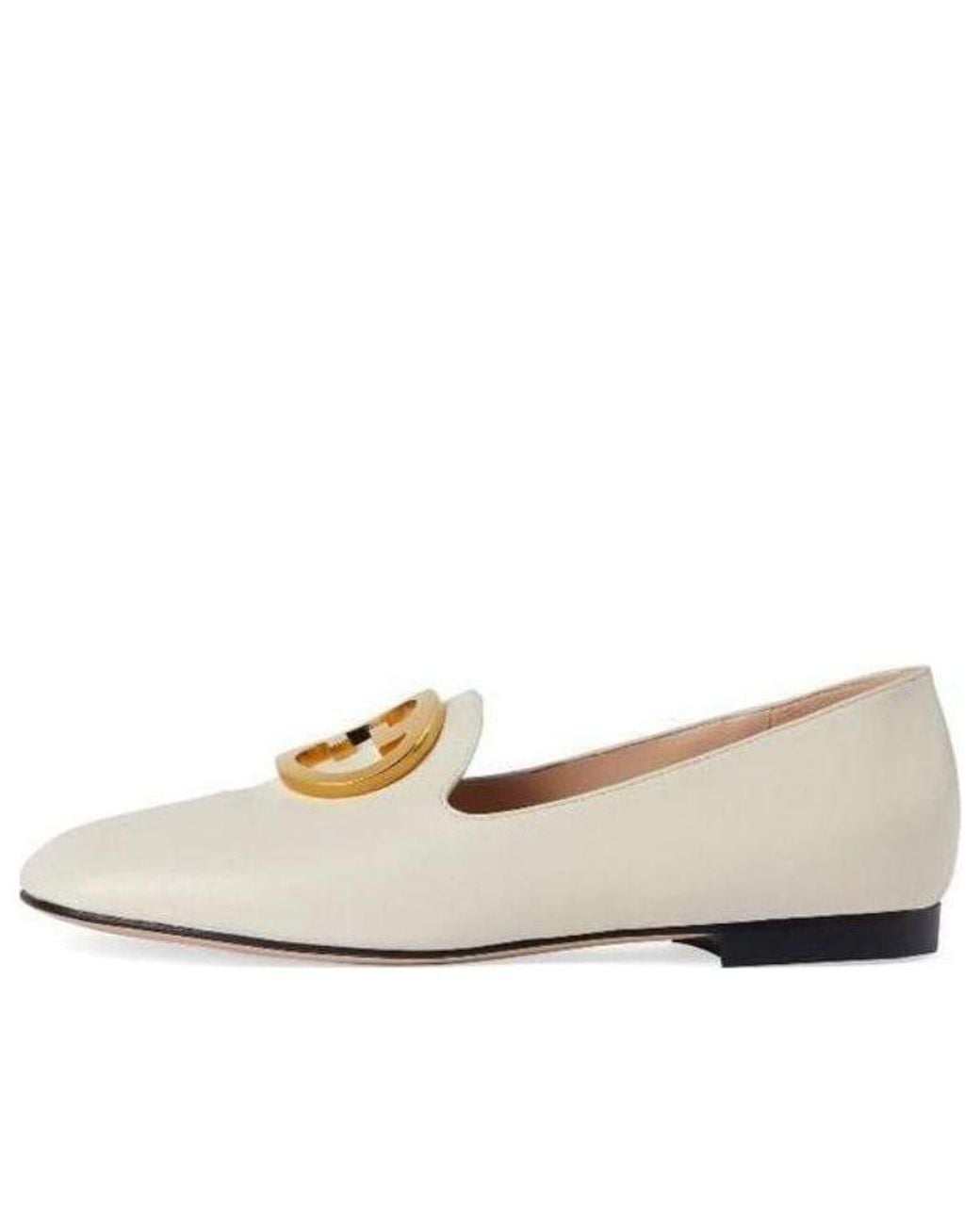 Gucci Metallic (Wmns) Logo Plaque Loafers