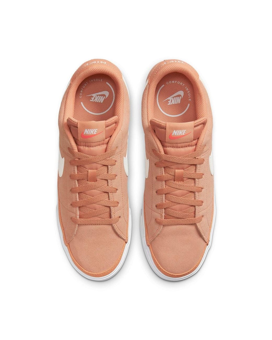 Nike Pink Court Legacy Suede 'Light Cognac' for men