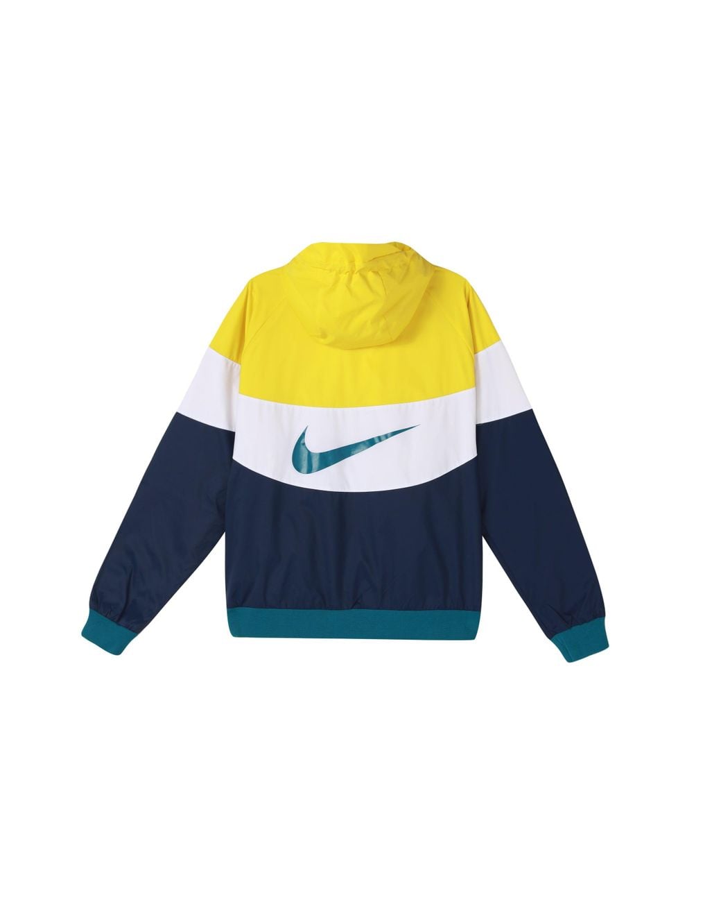 blue and yellow nike jacket