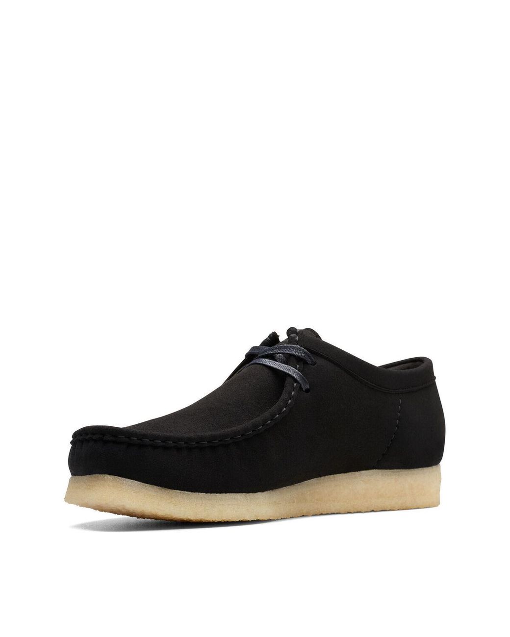 Clarks Black Wallabee Vegan' for men