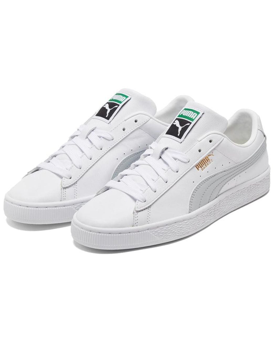 PUMA White Basket Classic 21 Glacial' for men
