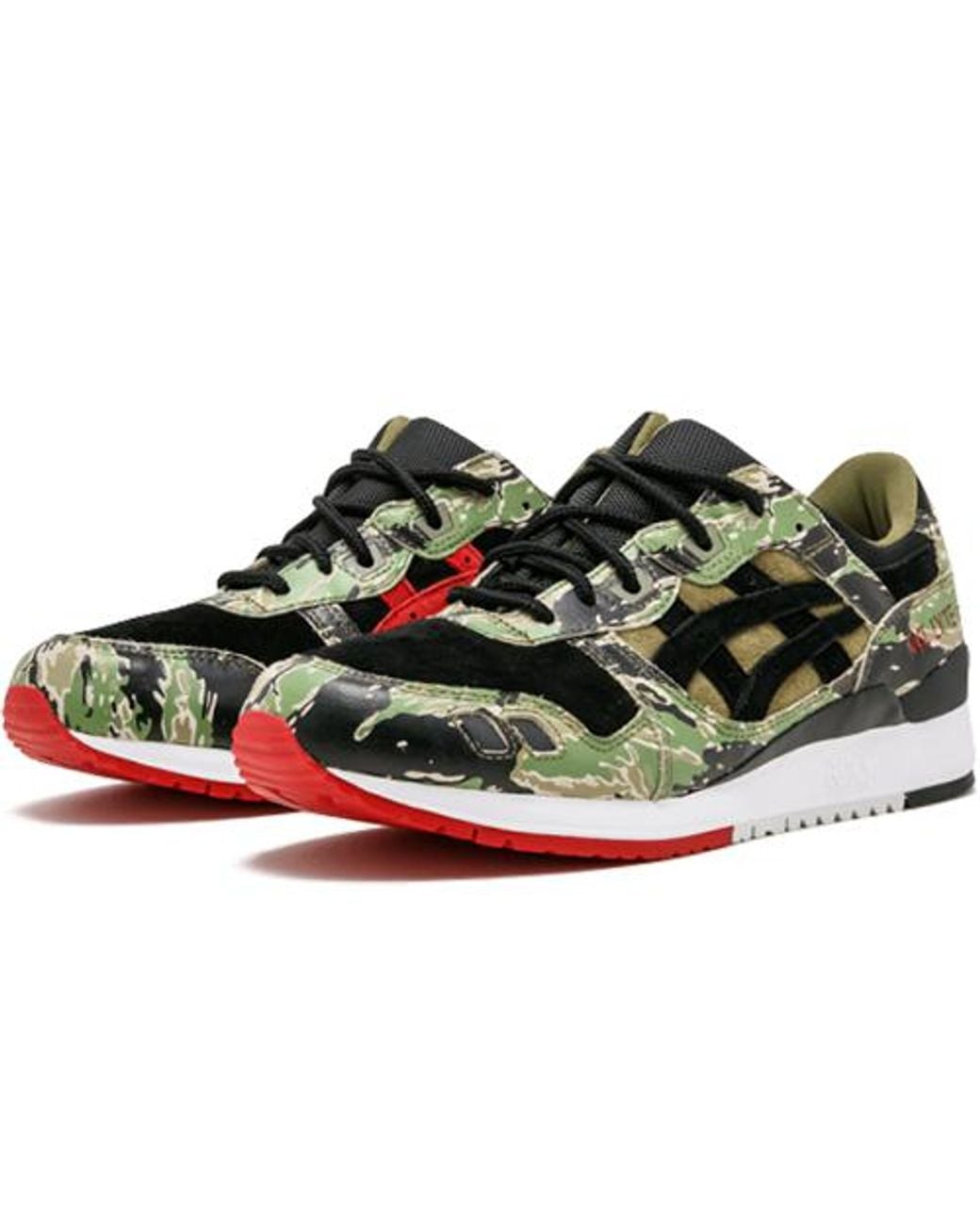 Asics Green X Atmos Gel-Lyte 3 Tiger Camo' for men