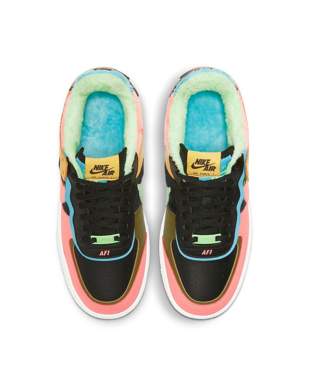 Nike Multicolor (Wmns) Air Force 1 Shadow Se 'Solar Flare Atomic'