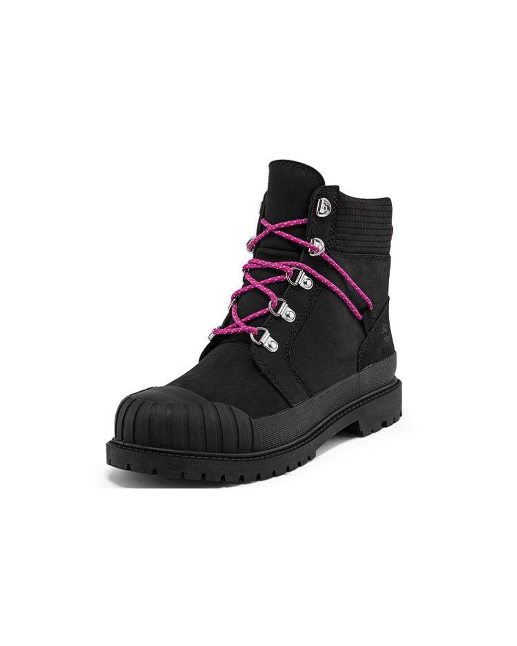 Timberland Black (Wmns) Holiday Luxe Waterproof Boot Nubuck'