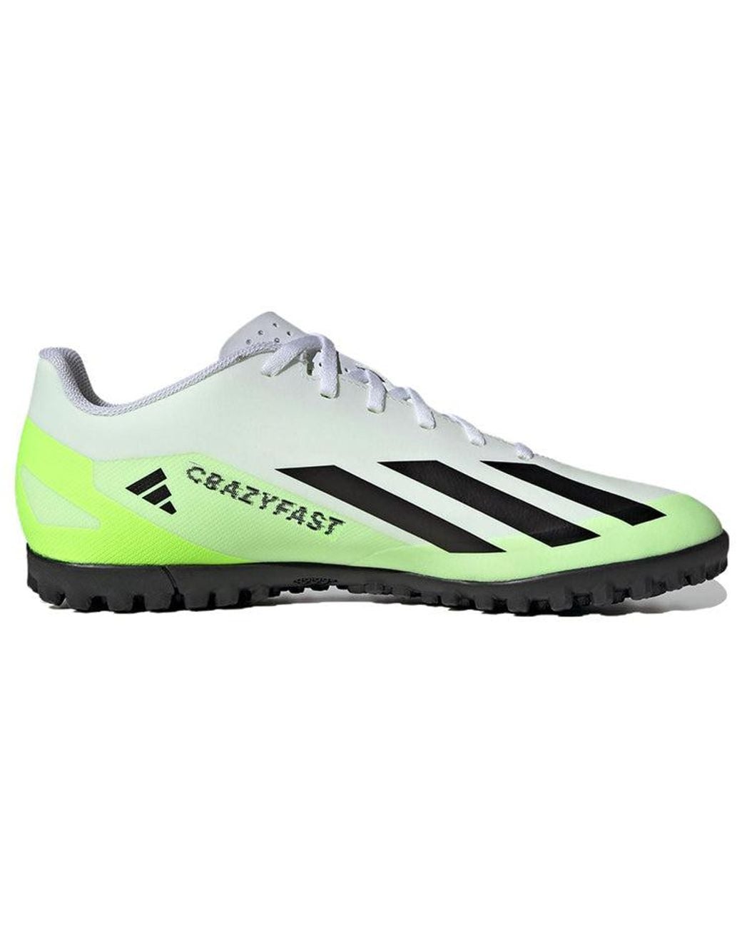 Adidas Green X Crazyfast.4 Tf Lucid Lemon' for men