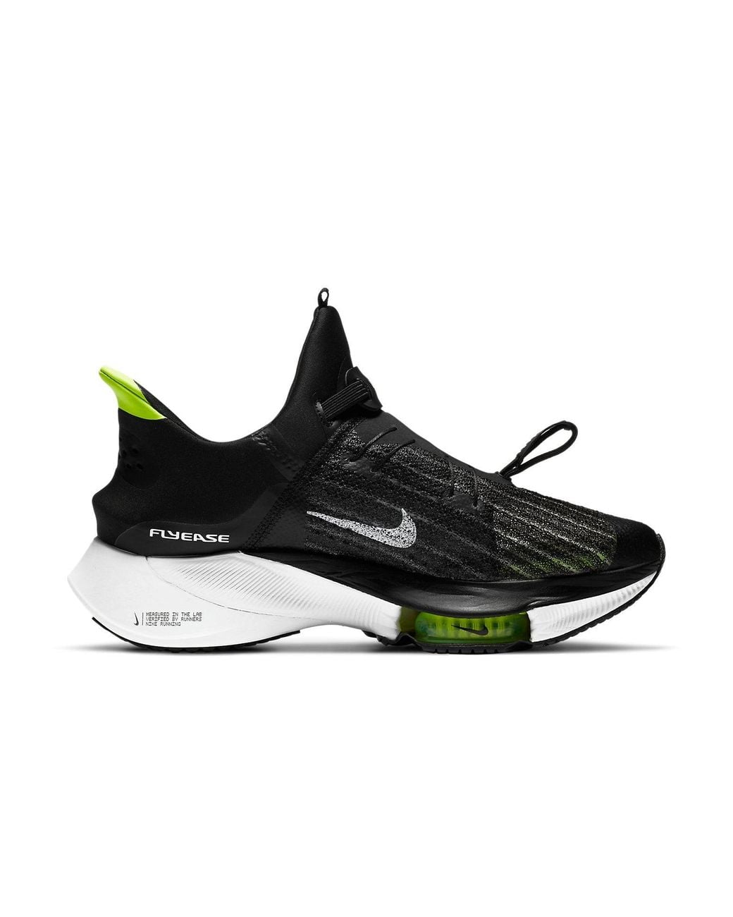Nike Black Air Zoom Tempo Next% Flyease Volt' for men