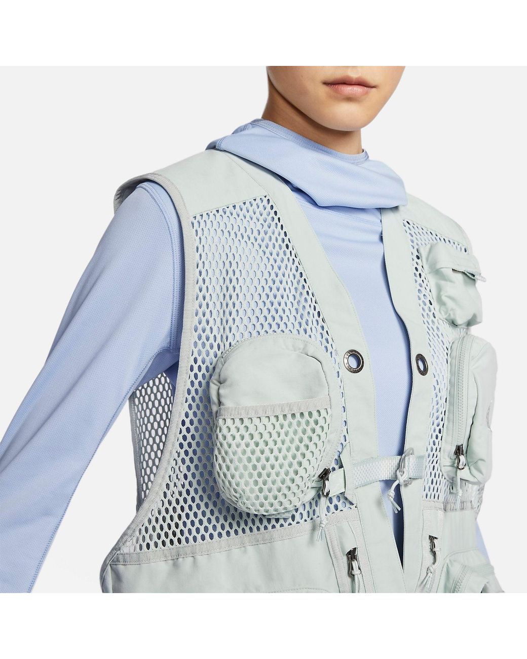 Nike Blue Acg Buttles Vest 'Sliver'