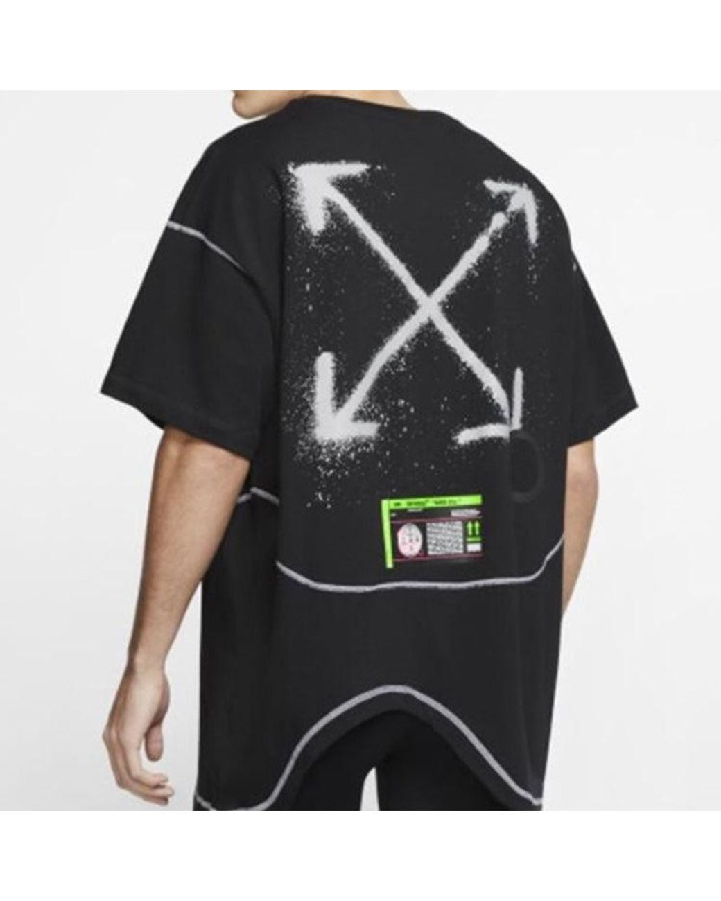 Nike Black X Off- Nrg Ru T-Shirt for men