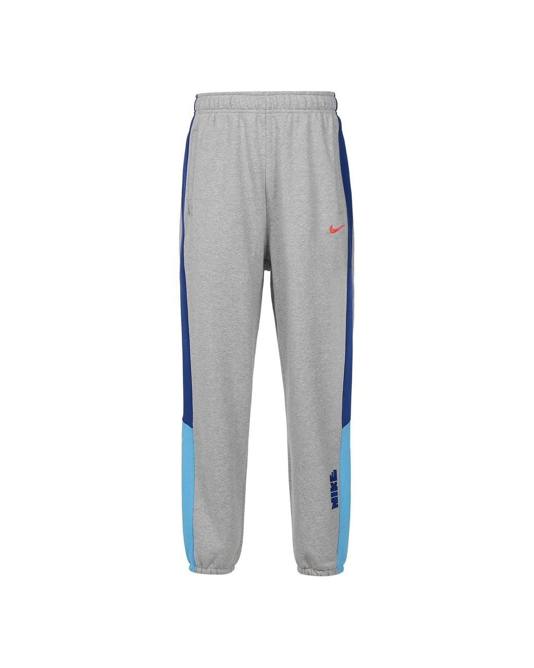 Nike Gray Splicing Bundle Feet Casual Sports Pants for men