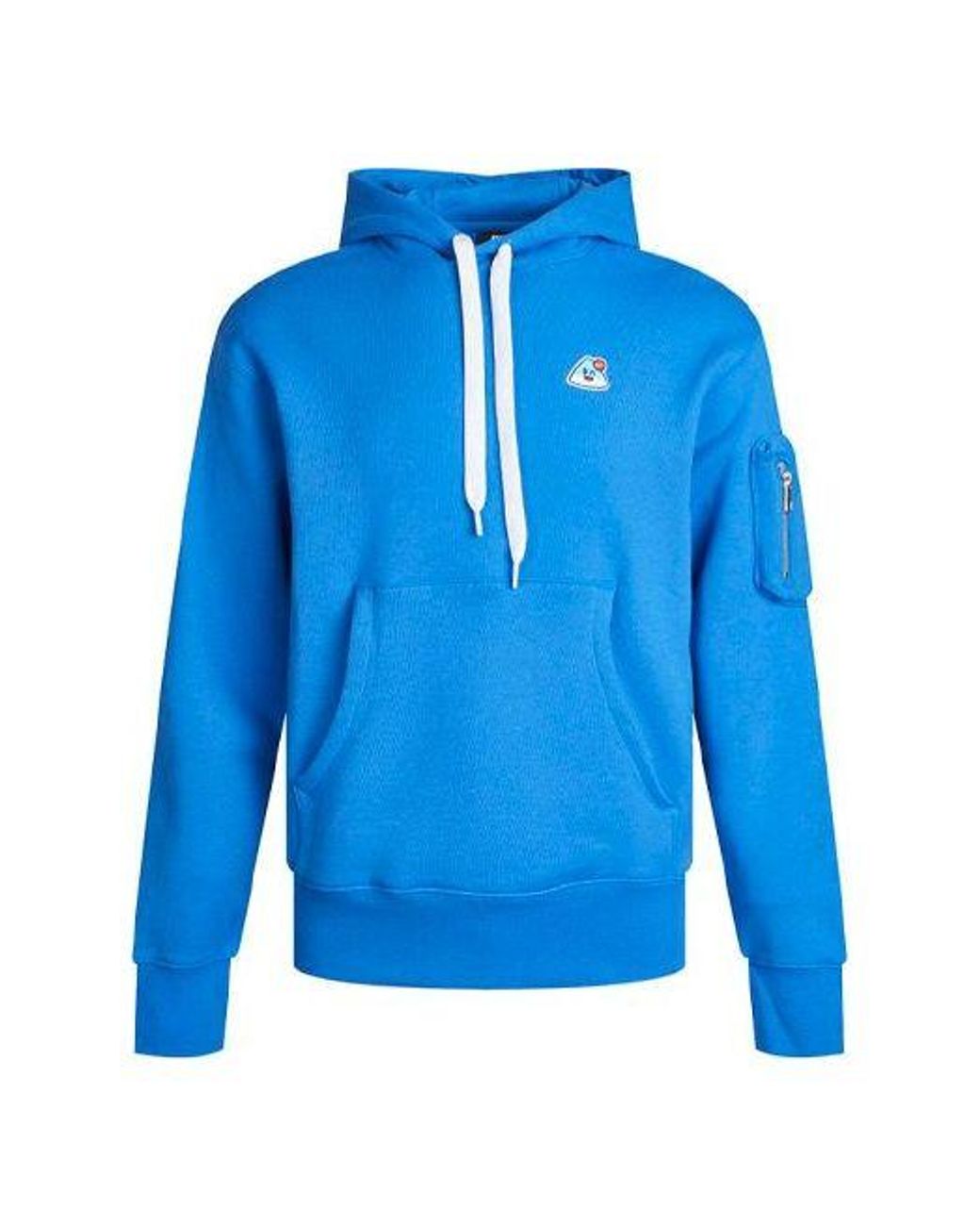 Nike Blue Sportswear Airmoji Ft W Cartoon Patch Sports Hooded Sweater For for men