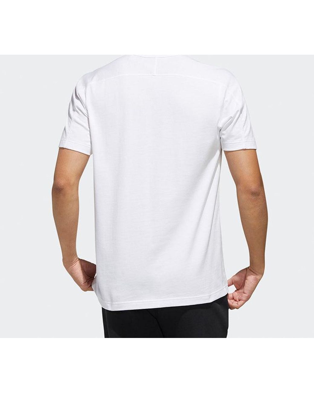 Adidas White Brilliant Basics Short Sleeve for men