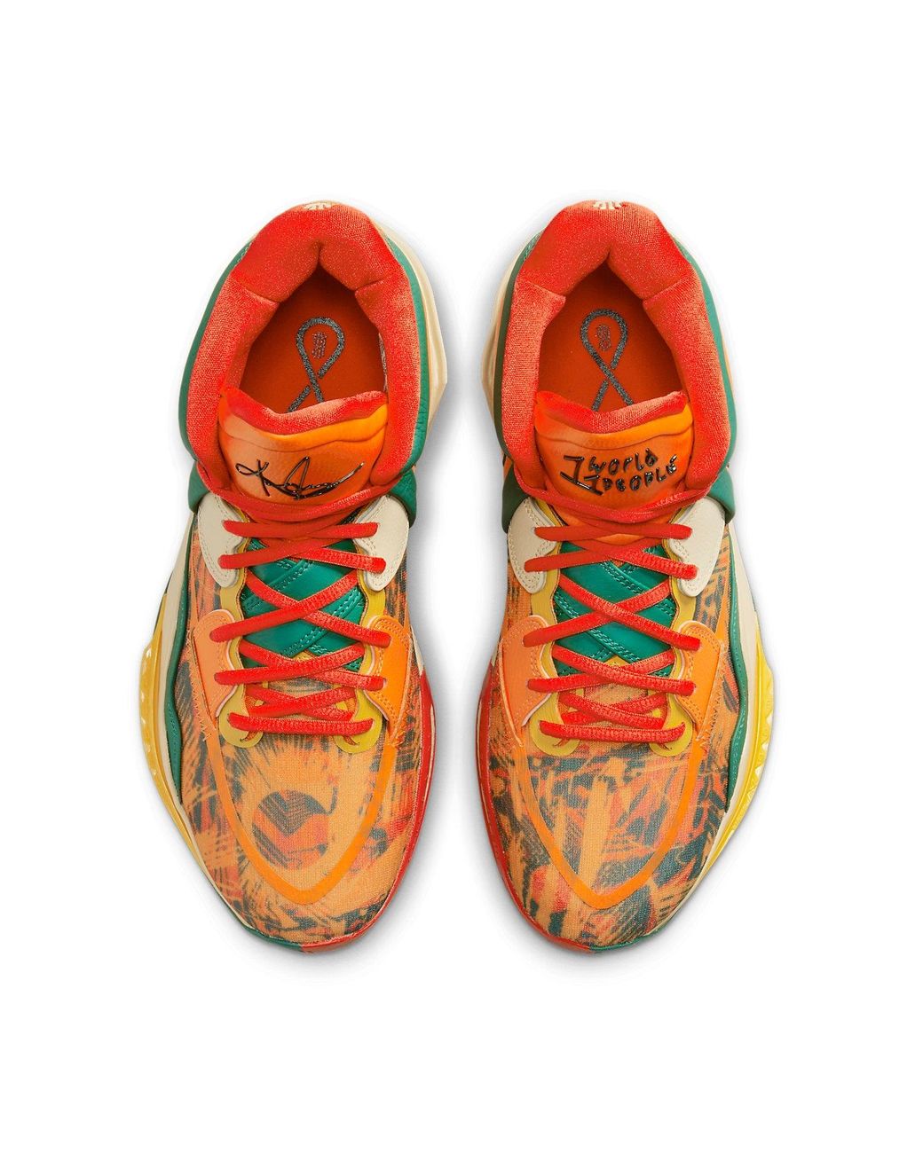 Nike Orange Kyrie Infinity One World One People Ep Kyrie Irving 8 Version for men