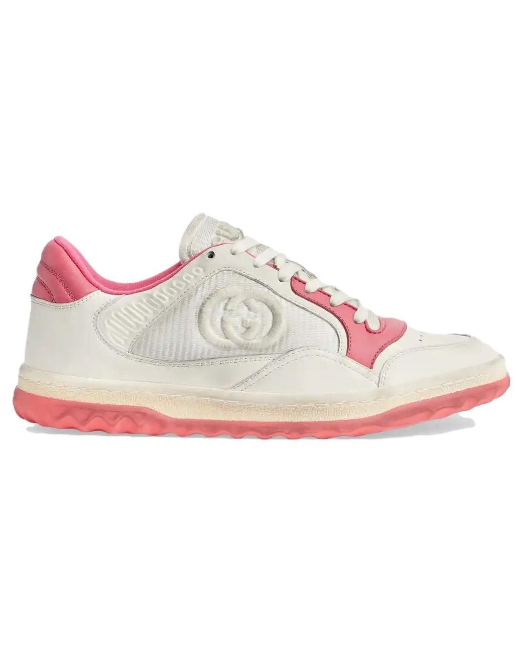Gucci White Mac80 Leather Low-top Trainers