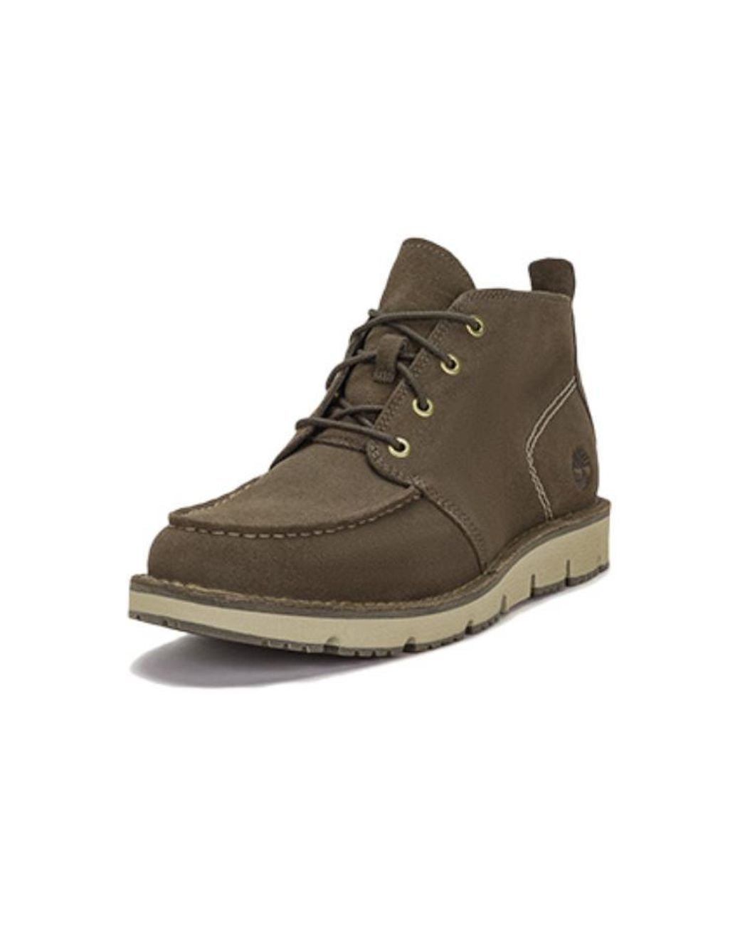 Timberland Brown Westmore Moc Toe Chukka Boot Nubuck' for men