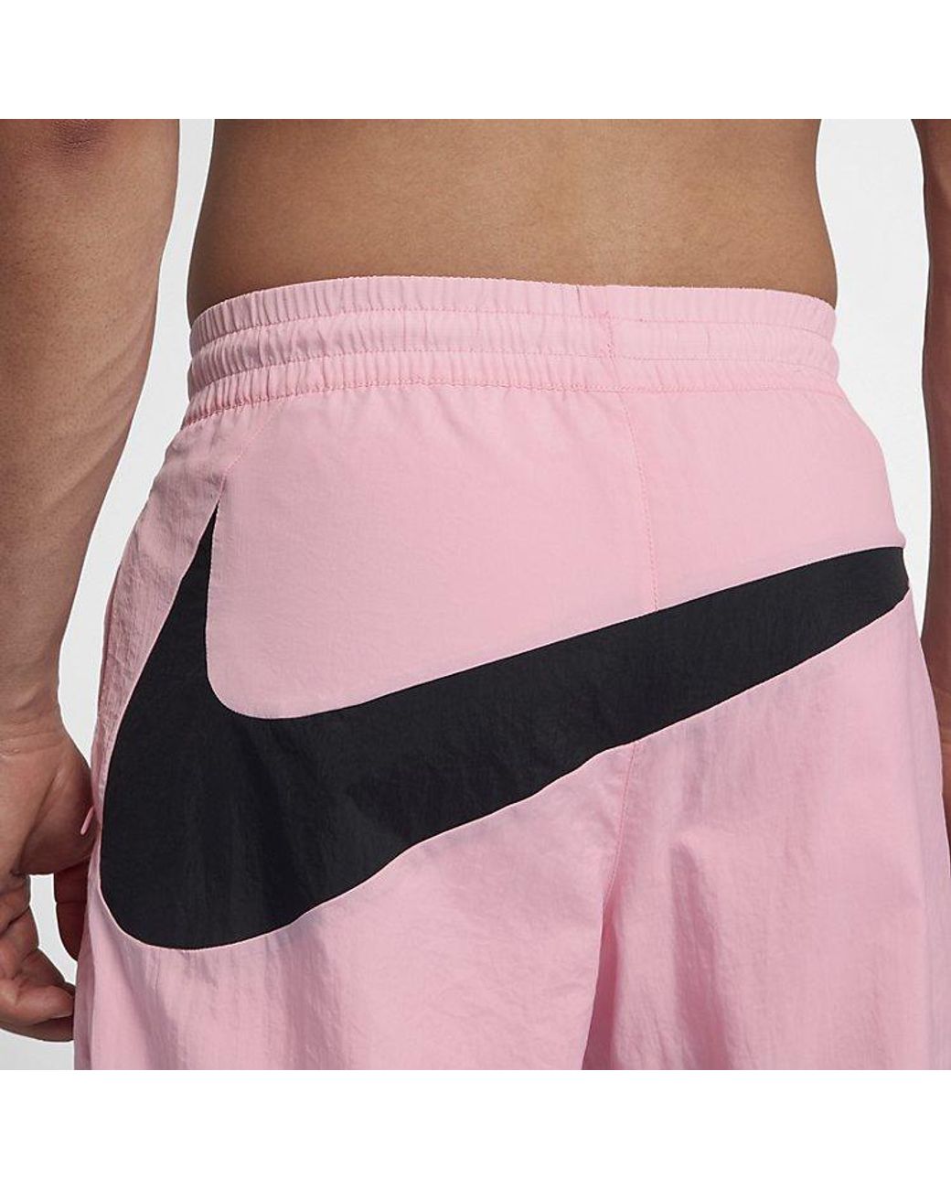 Nike Pink Nsw Vw Swoosh Woven Pant for men