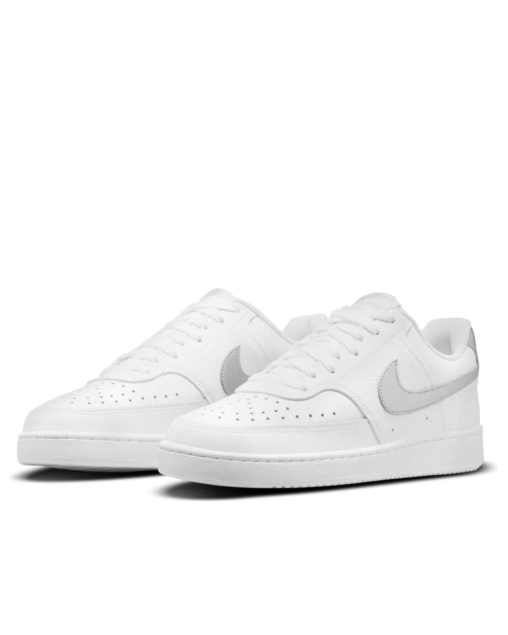 Nike White (Wmns) Court Vision Low Metallic'