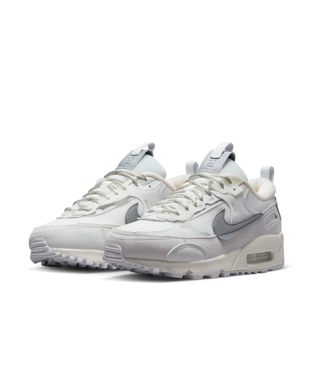 Nike White (Wmns) Air Max 90 Futura Metallic'