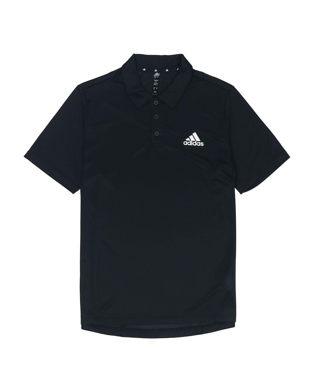 Adidas Blue M Pl Ps Training Sports Breathable Short Sleeve Polo Shirt for men