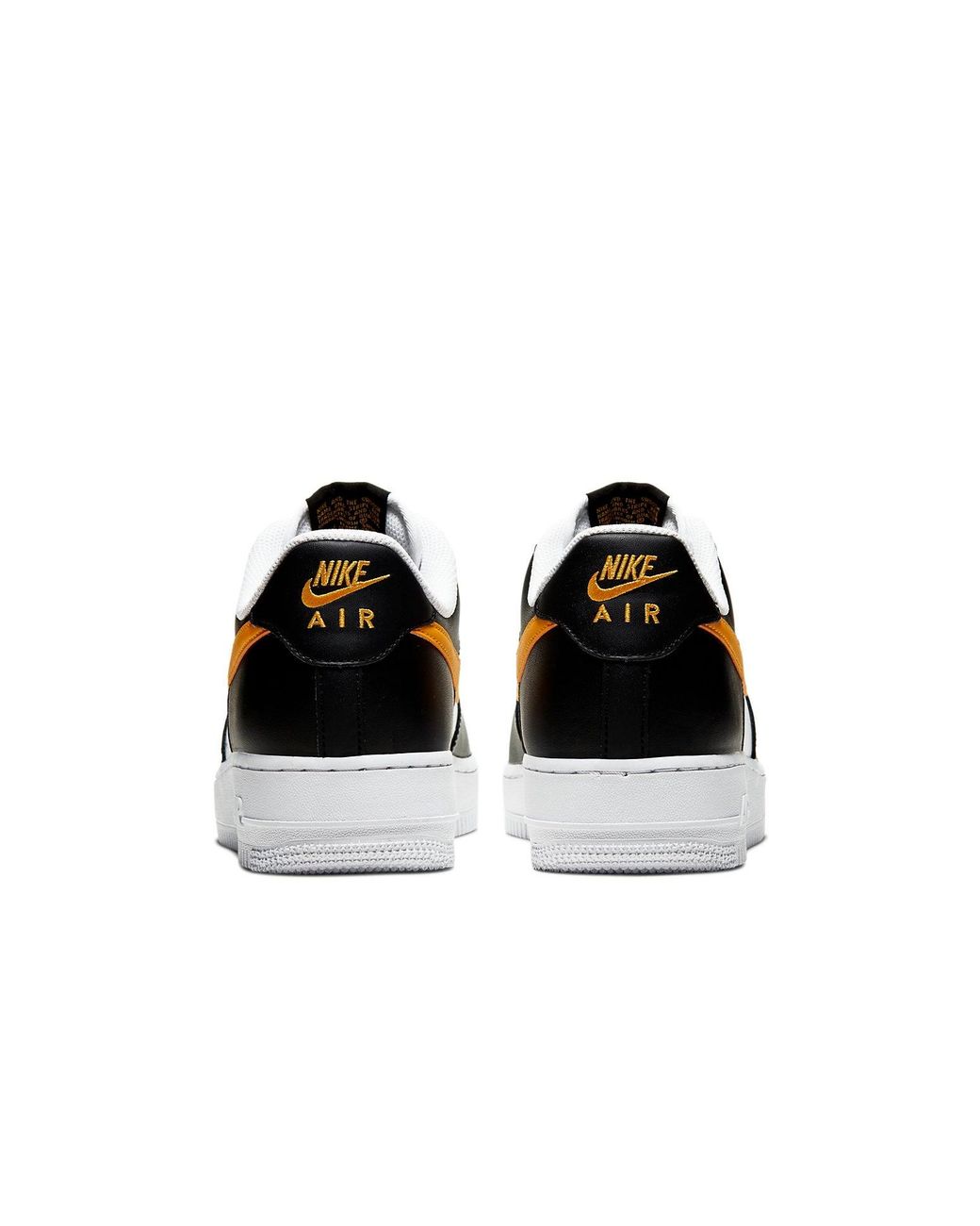 Nike Black Air Force 1 Low 'University' for men