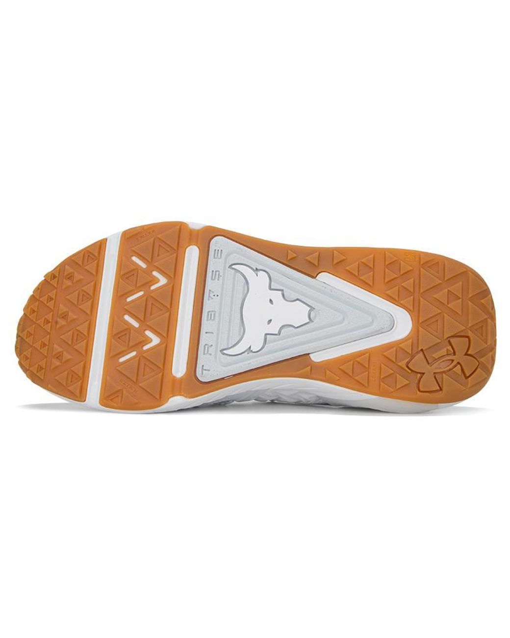 Under Armour White Project Rock 6 Gum' for men