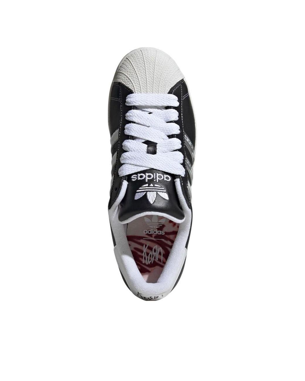 Adidas Blue X Korn Superstar Whtie' for men