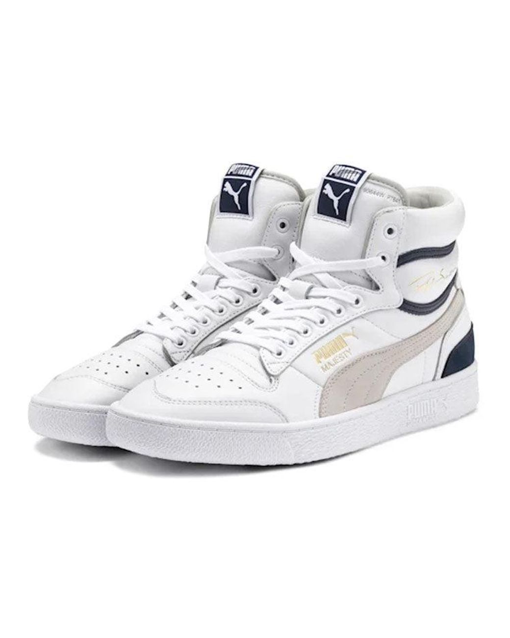 PUMA White Ralph Sampson Mid Retro 'Og' for men