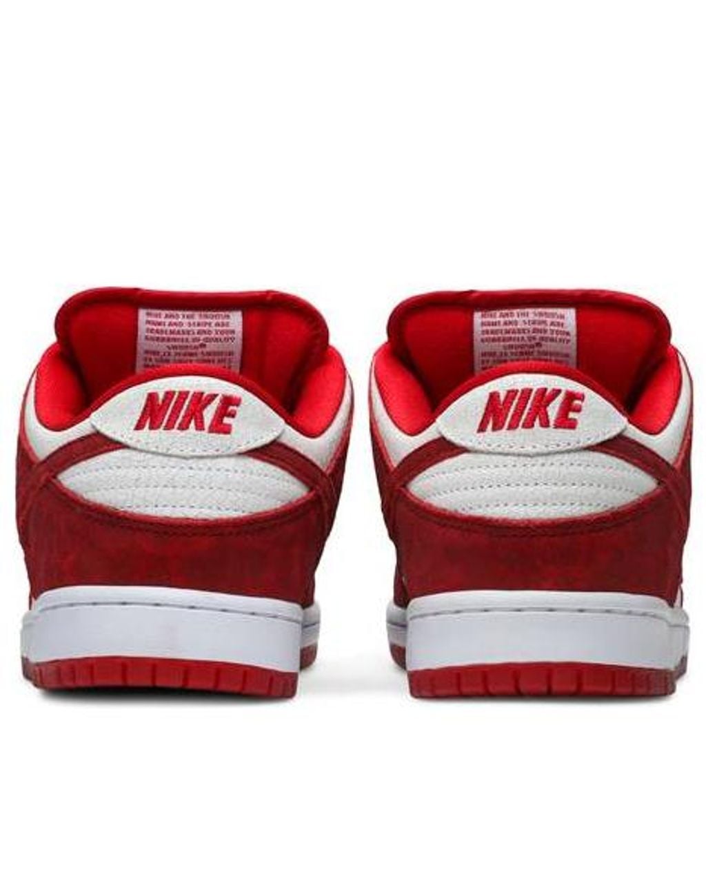 Nike Red Sb Dunk Low Premium 'Valentines Day' for men