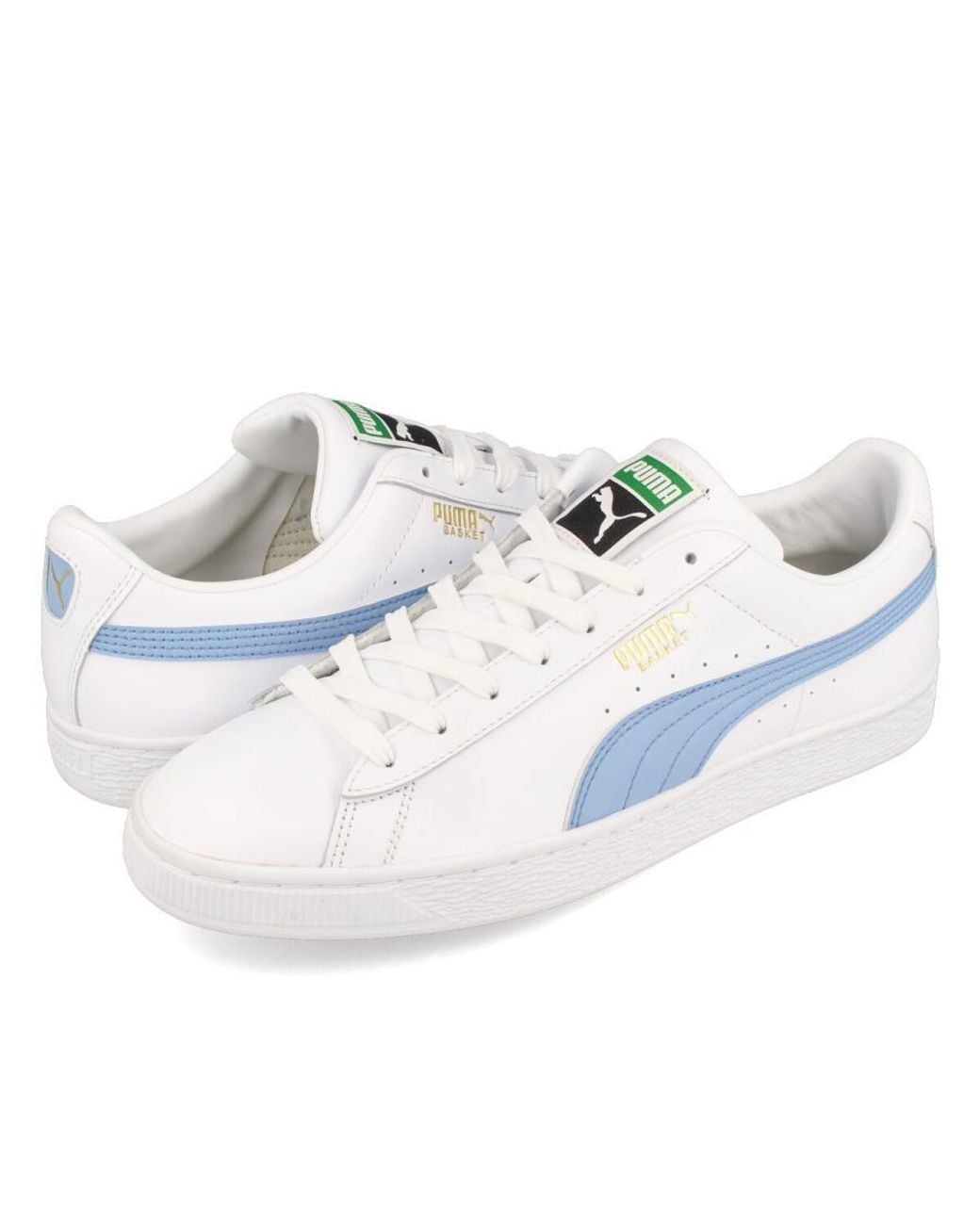 PUMA White Basket Classic 21 Forever' for men