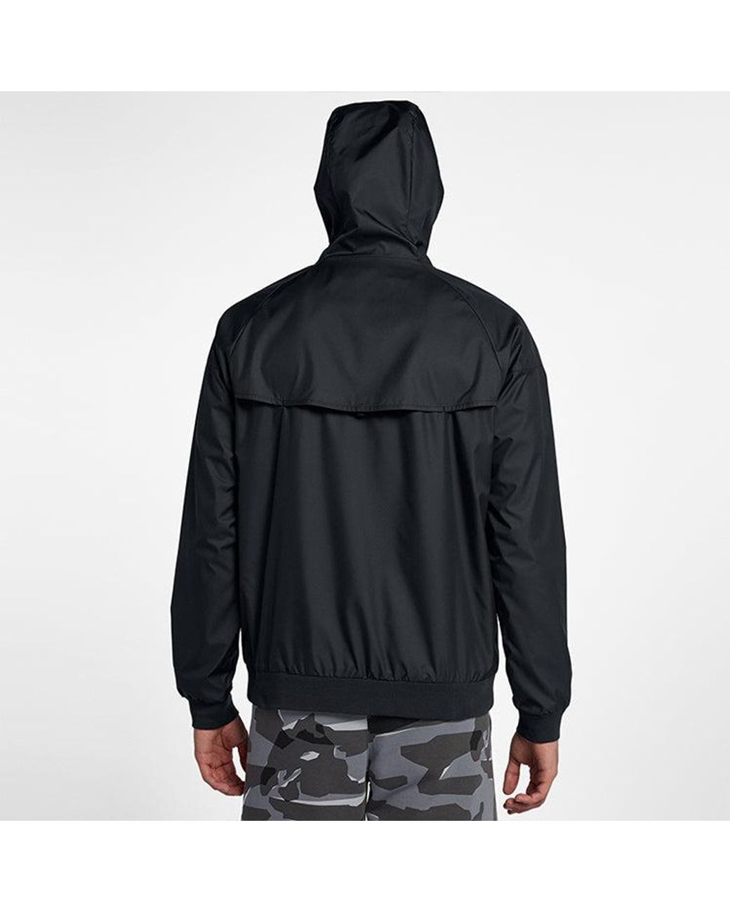 Nike Blue Windrunner Hooded Woven Windbreaker Sports Jacket for men