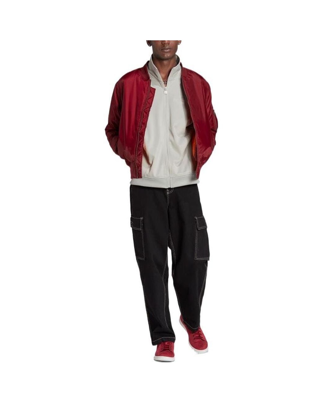 Adidas White Originals Rekive Track Jacket 'Metal' for men