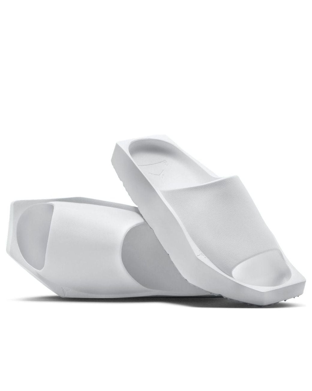 Nike White Hex Slides