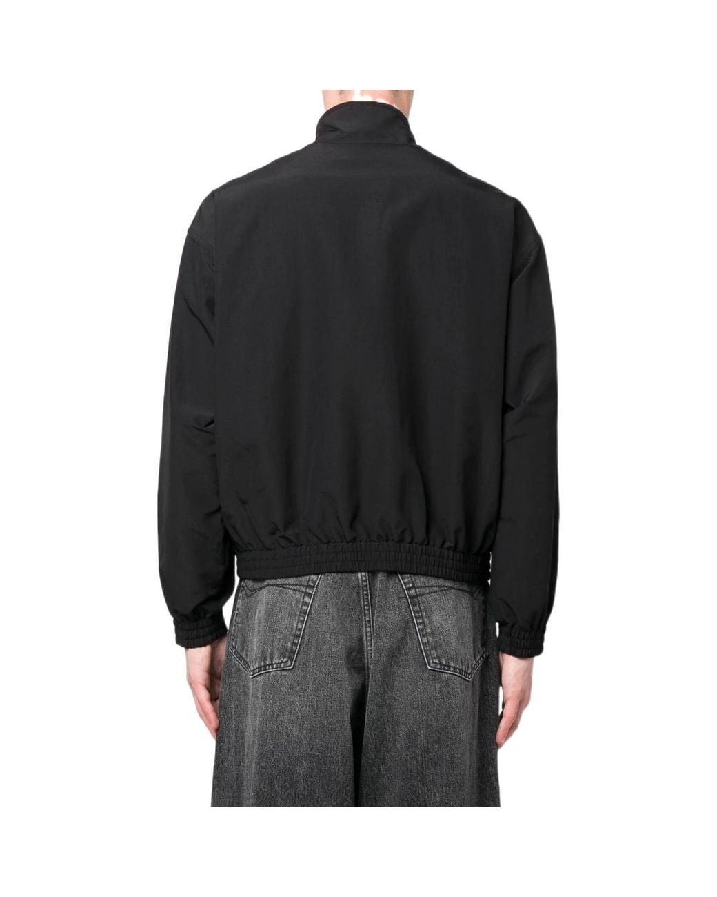 Balenciaga Black 3B Sports Icon Tracksuit Jacket Small Fit for men