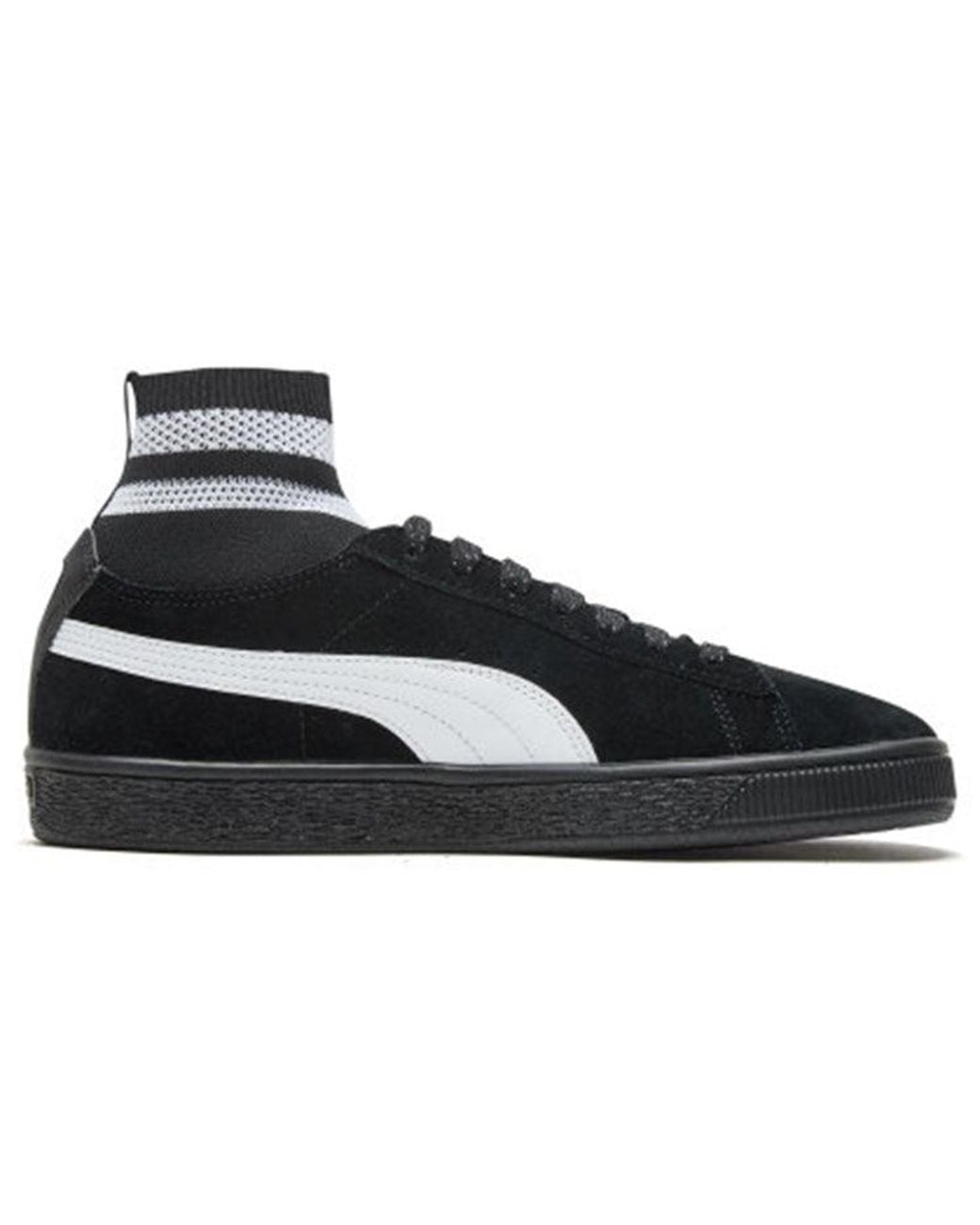 PUMA Black (Wmns) Suede Classic Sock Ii