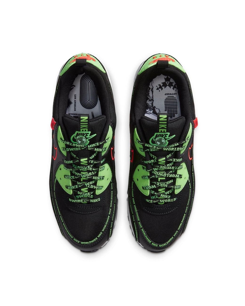 nike world wide black