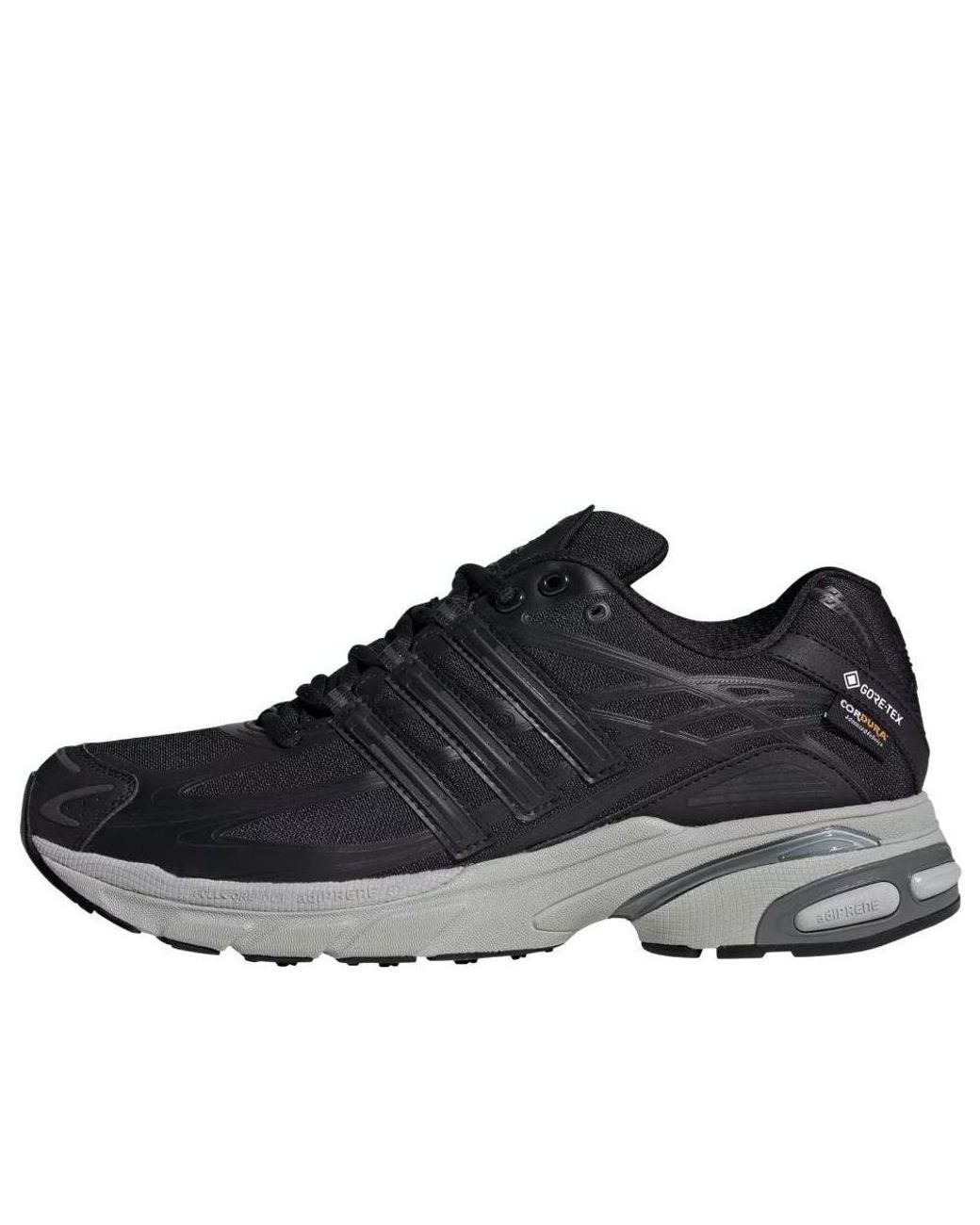 Adidas Black Adistar Cushion Gore-Tex Iron Metallic' for men